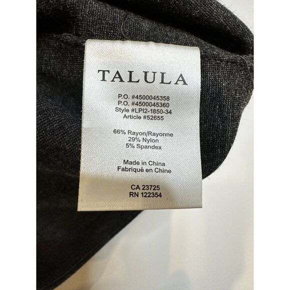 Aritiza Talula Grey Cropped Top With Zipper Small - Picture 4 of 6